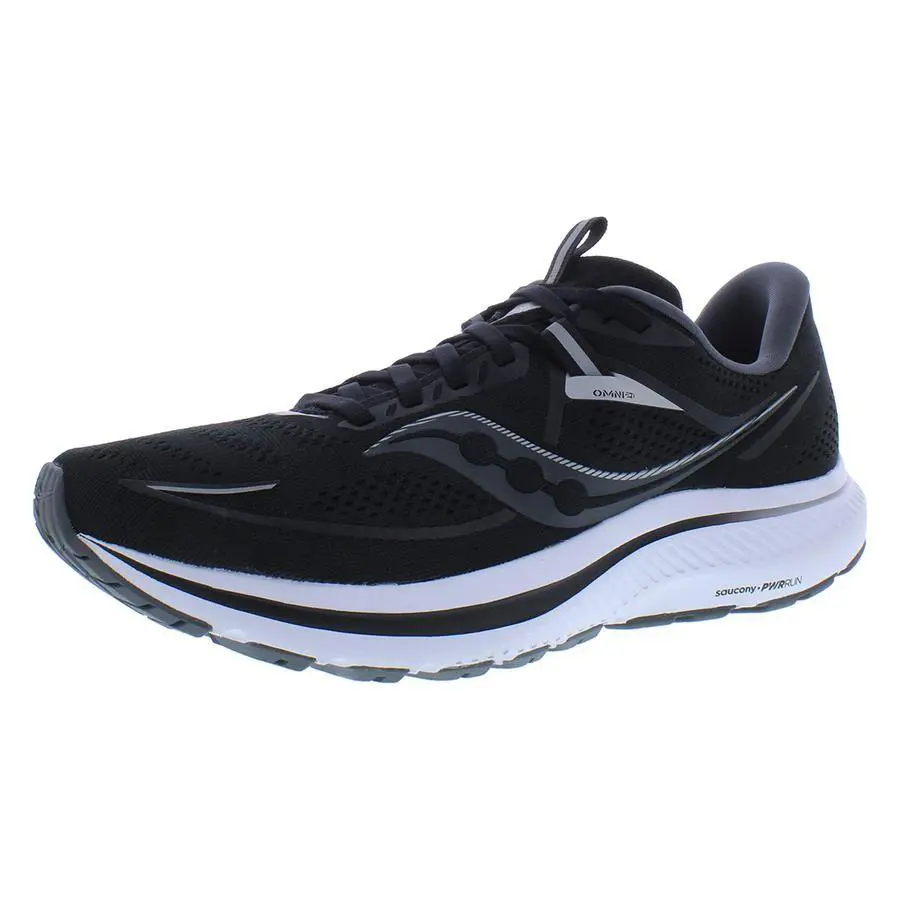 Saucony shoes - Saucony Omni 21 Wide - Omni Wide - S20763-10 - Black, Main: Black (UPC: 195018352026) 2