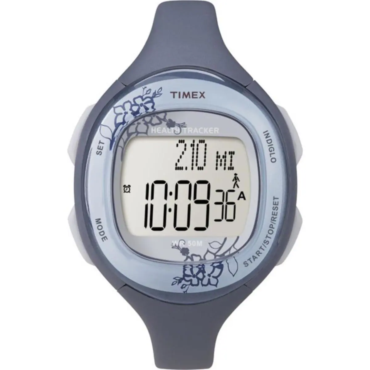 Timex T5K484 Gray Tone Health Tracker Walk Sensor Lcd Digital Watch. Needs B