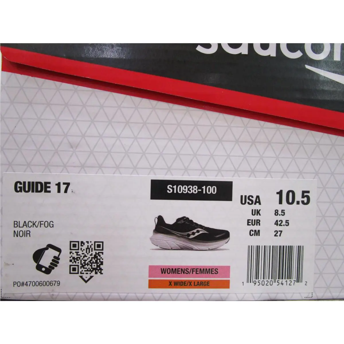 Saucony shoes - Saucony Guide 17 - Guide - S10938-100 - Black/Fog 4