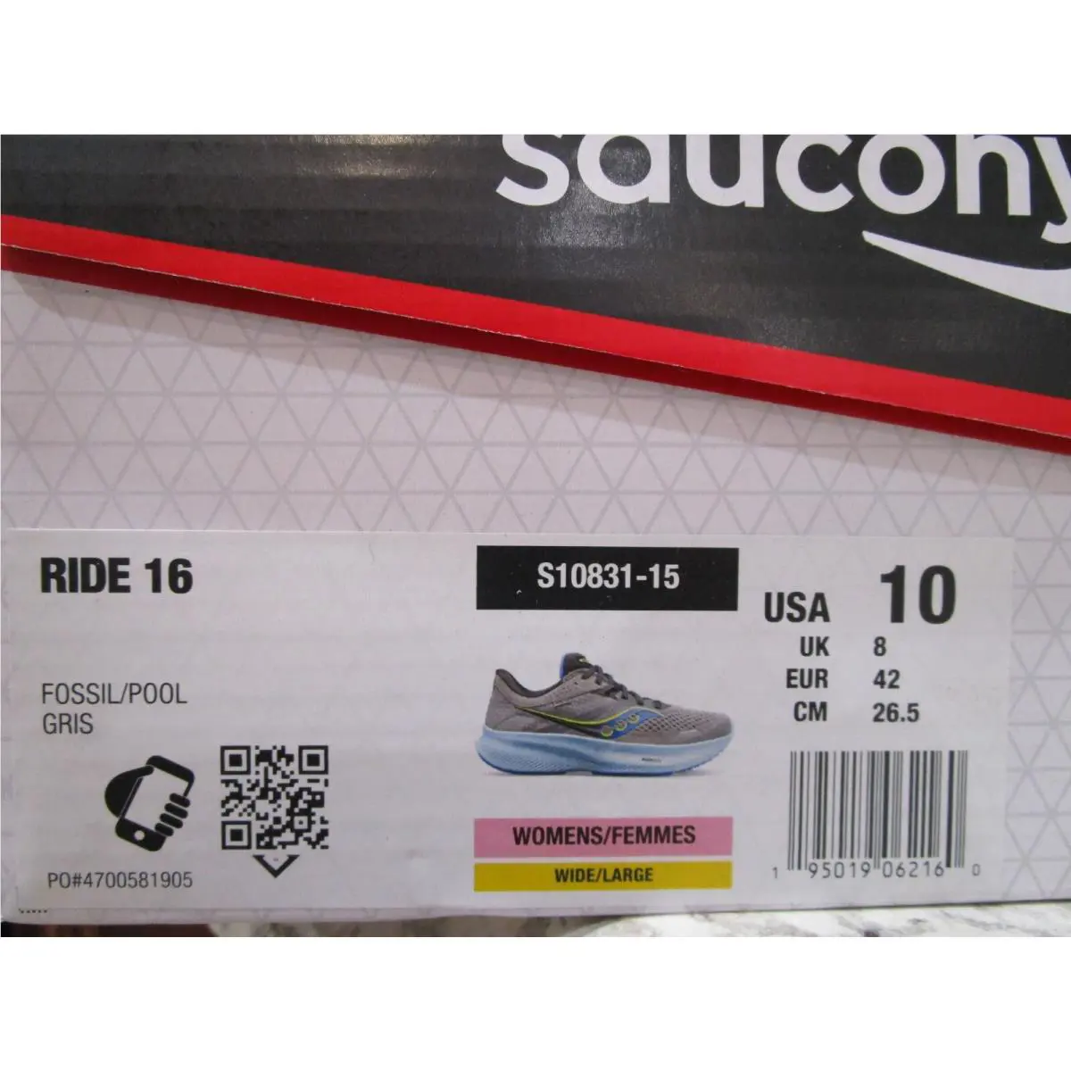 Saucony shoes - Saucony Ride - Ride - S10831-15 - Fossil/Pool 4