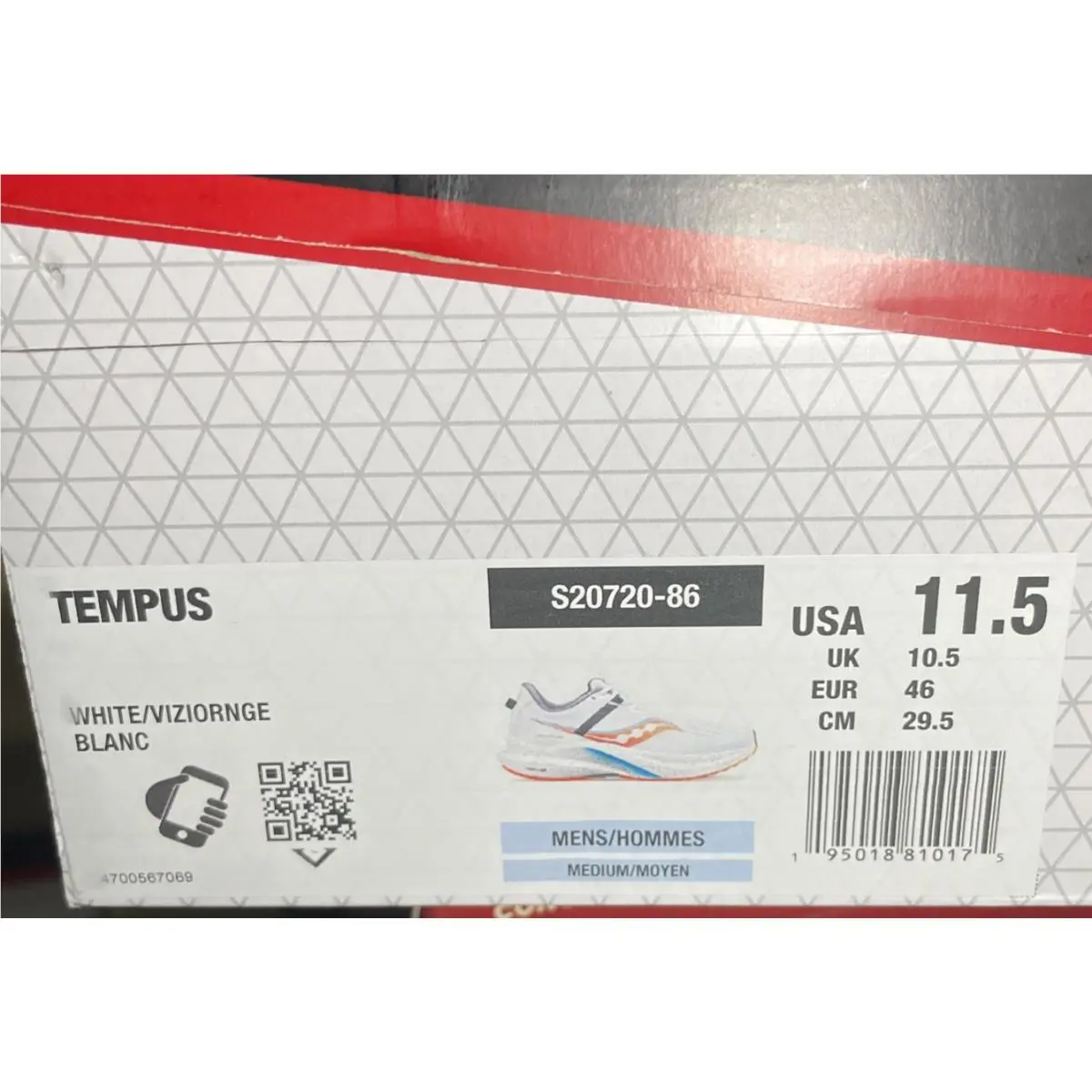 Saucony shoes - Saucony Tempus - Tempus - S20720-86 - White Orange (UPC: 195018810175) 7