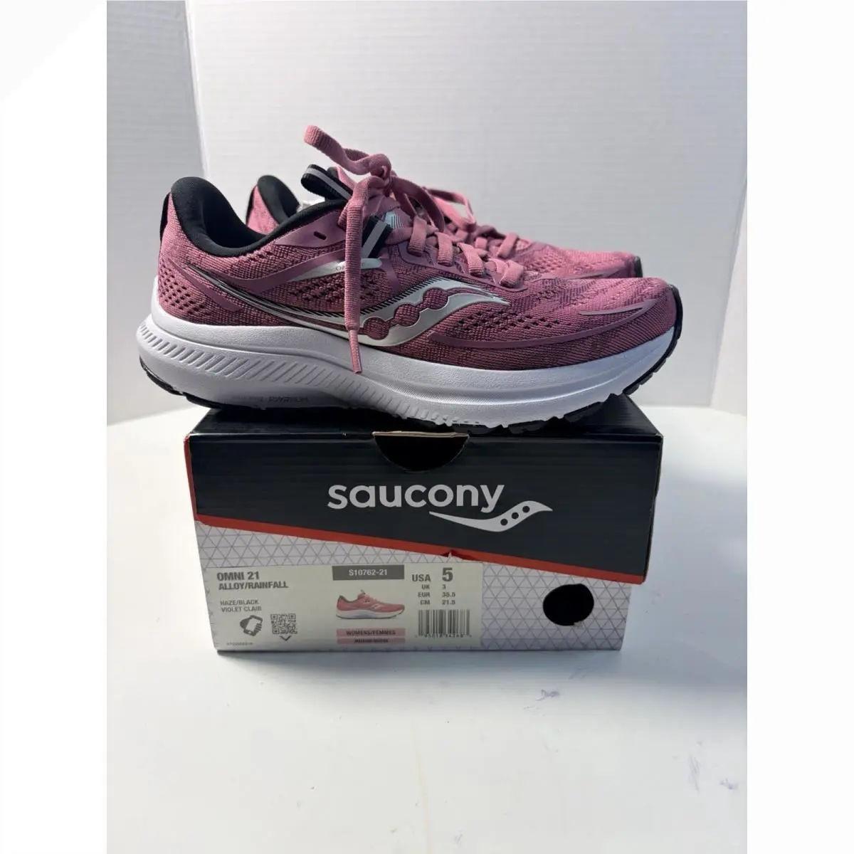 Saucony shoes - Saucony Omni 21 - Omni - S10762-21 - Haze/Black (UPC: 0195018342683) 0