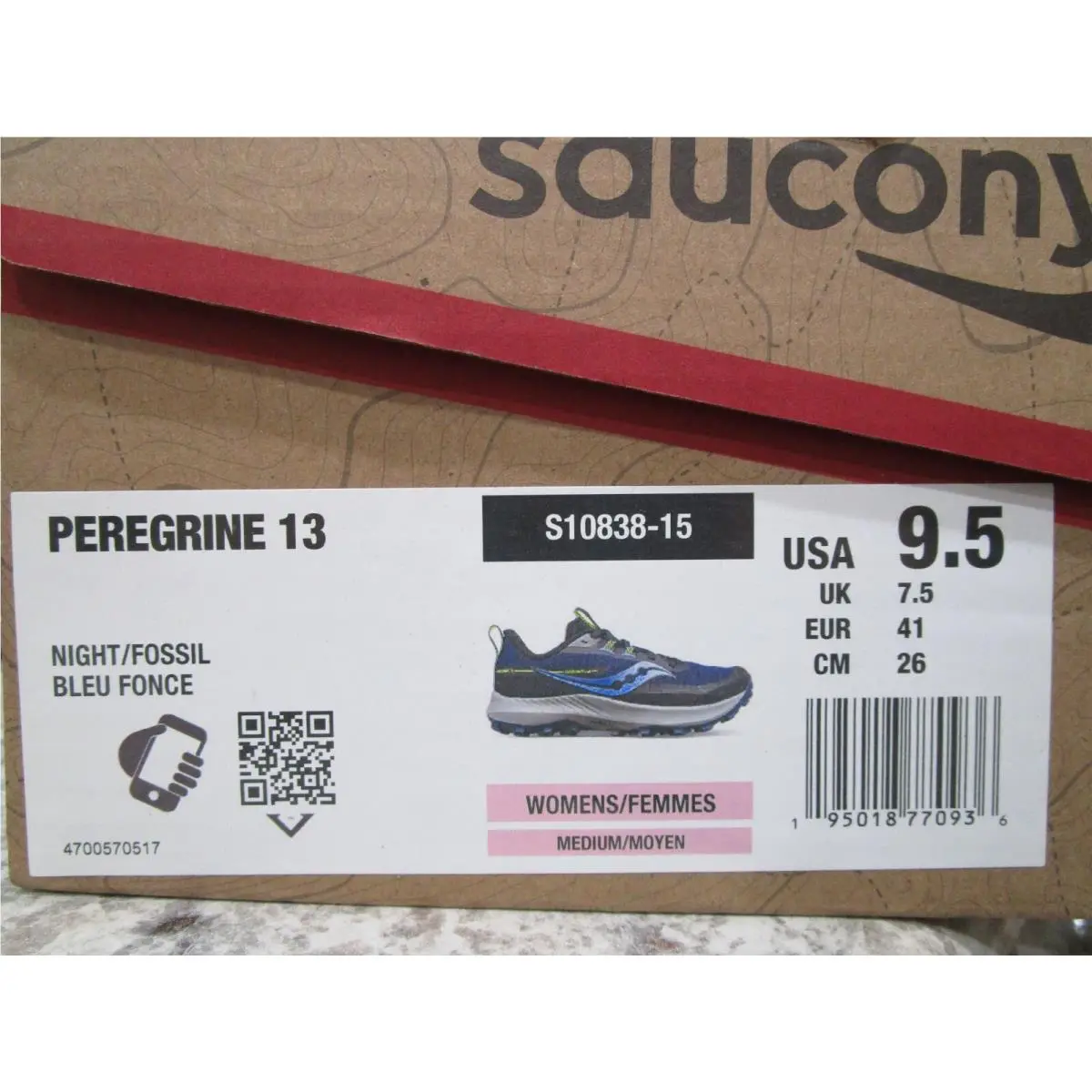Saucony shoes - Saucony Peregrine 13 - Peregrine - S10838-15 - Night/Fossil 4
