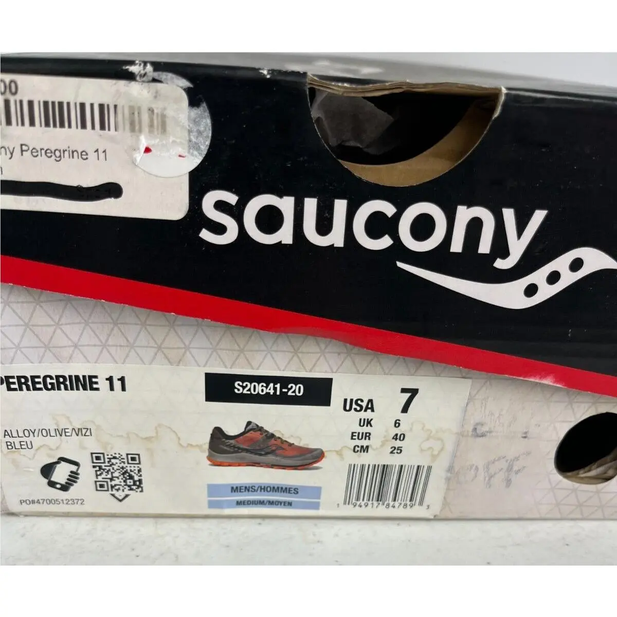 Saucony shoes - Peregrine II - Peregrine - S20641-20 - Olive/Blue (UPC: 194917847893) 0