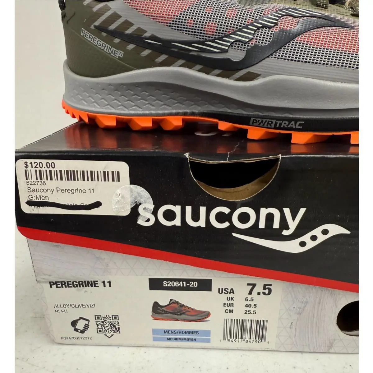 Saucony shoes - Peregrine 11 - Peregrine - S20641-20 - Olive (UPC: 194917847909) 0