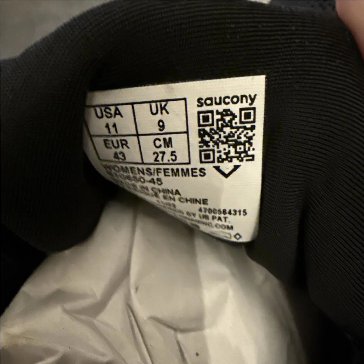 Saucony shoes - Saucony Ride 14 - Ride - S10650-45 - Black Gray (UPC: 0194917415054) 17