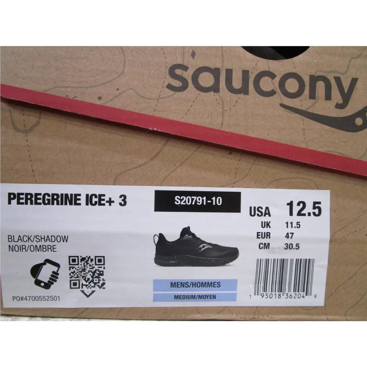 Saucony shoes - Saucony Peregrine Ice +3 - Peregrine Ice - S20791-10 - Black/Shadow 4