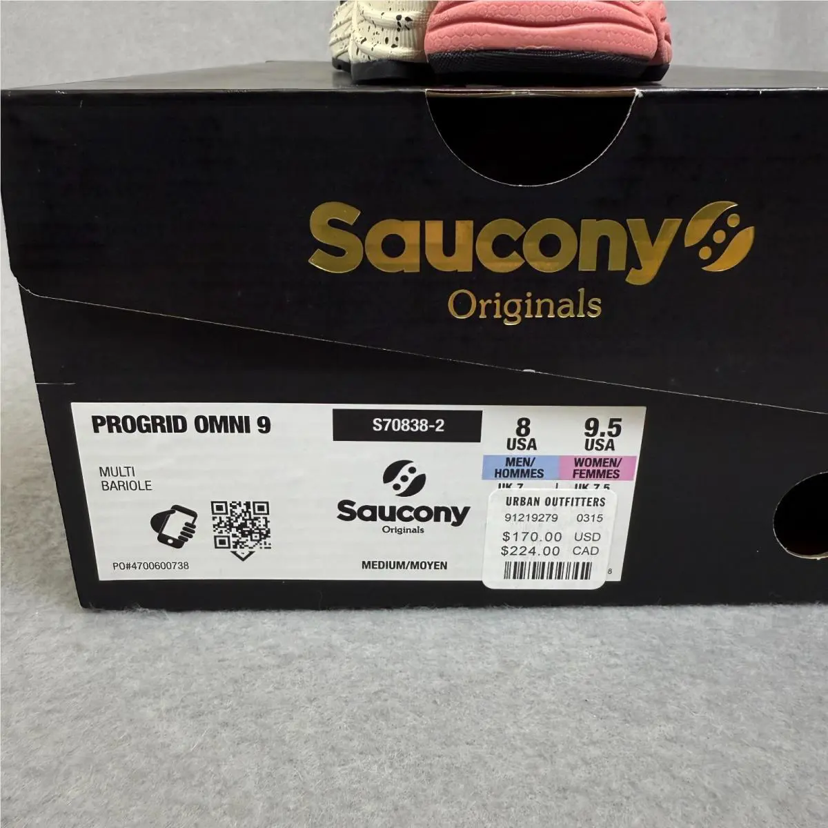 Saucony shoes - Saucony Progrid Omni 9 - Progrid Omni - S70838-2 - Multicolor 9