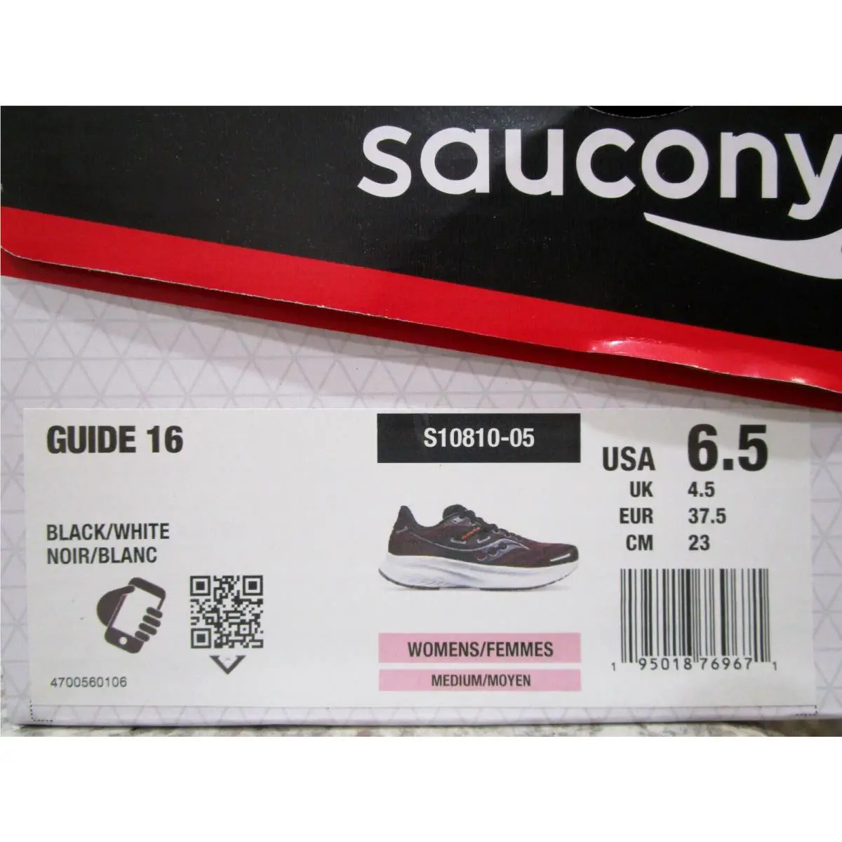 Saucony shoes - Saucony Guide 16 - Guide - S10810-05 - Black/White 4