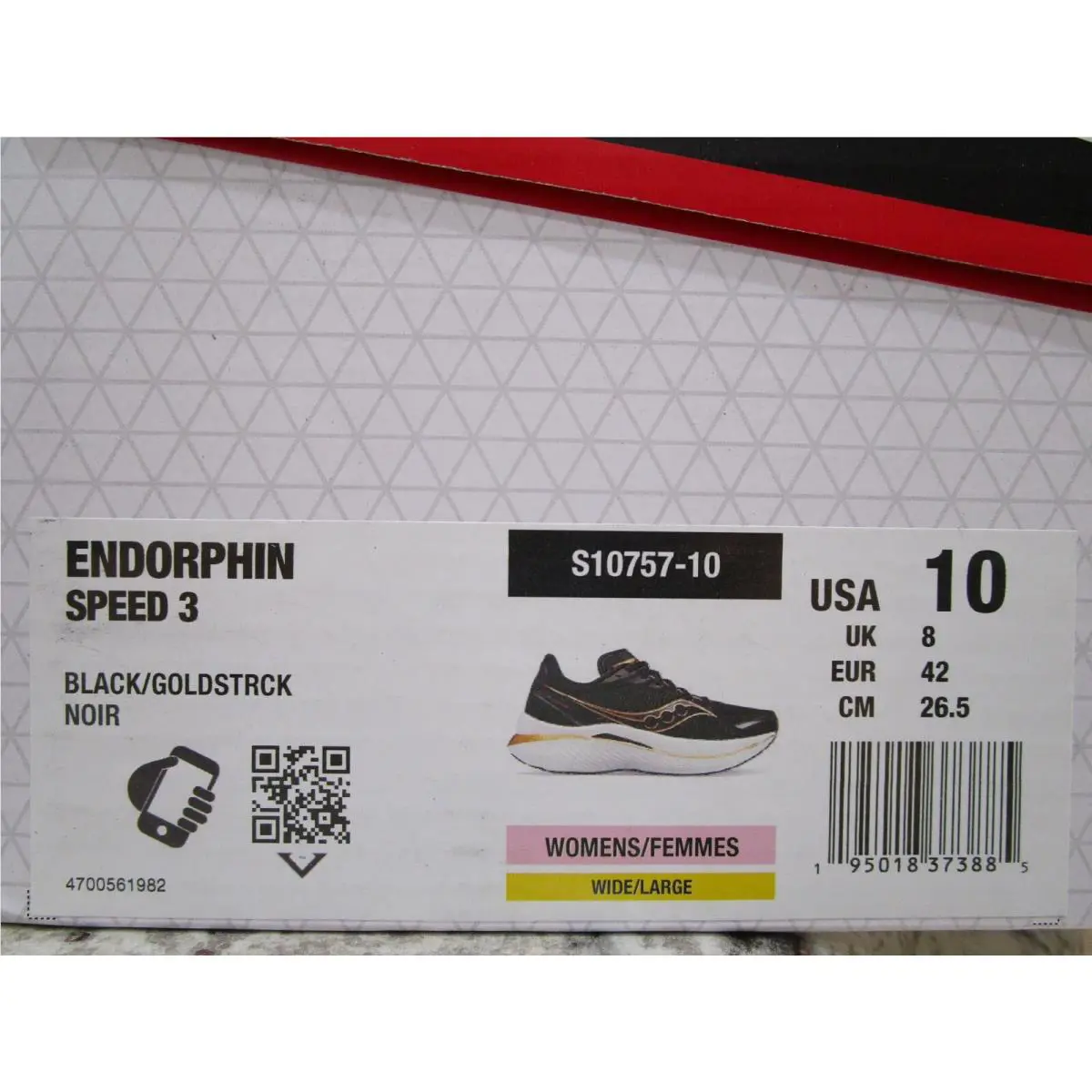 Saucony shoes - S1075710 - S10757-10 - Black/Goldstruck 3