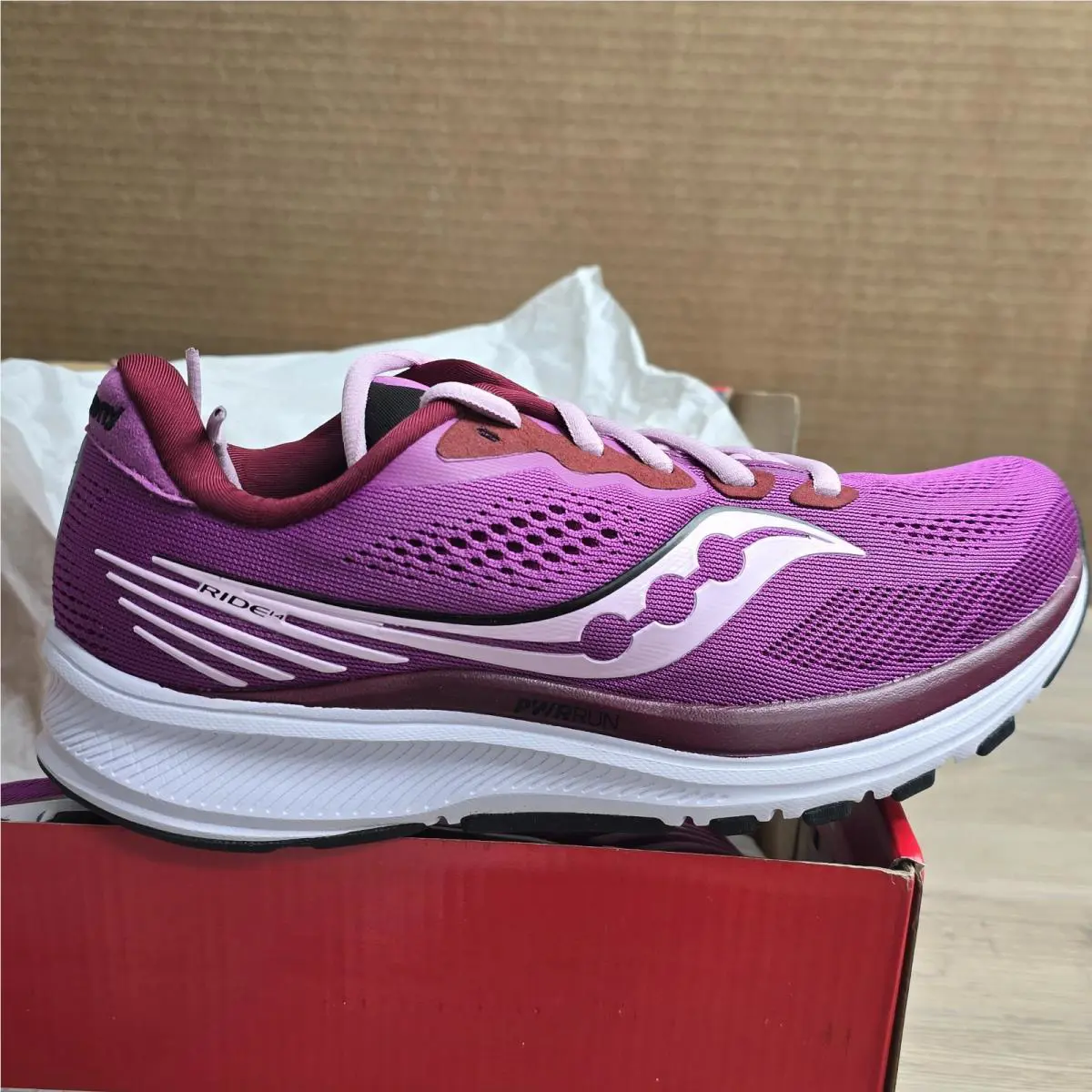 Saucony shoes - Saucony Ride 14 - Ride - SAUS1065030 - Razzle/Fairytale (UPC: 194917857533) 2