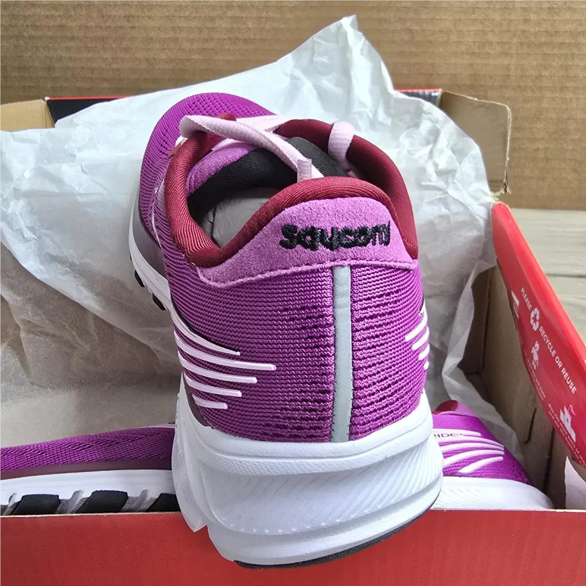 Saucony shoes - Saucony Ride 14 - Ride - SAUS1065030 - Razzle/Fairytale (UPC: 194917857533) 3