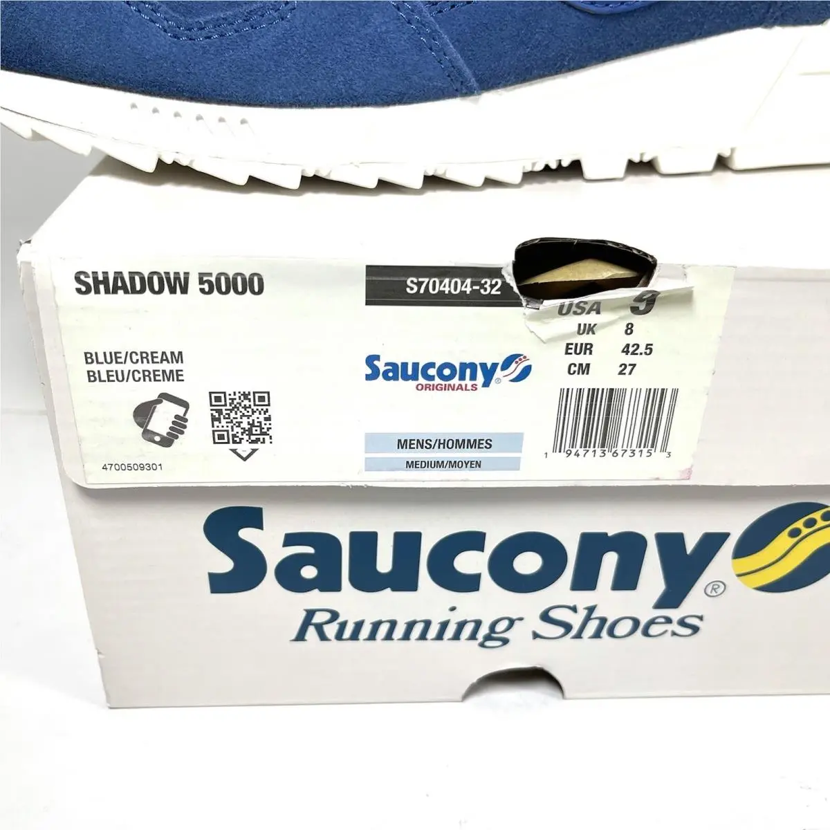 Saucony shoes - Saucony Shadow 5000 - Shadow - S70404-32 - Blue/Cream (UPC: 194713673177) 8