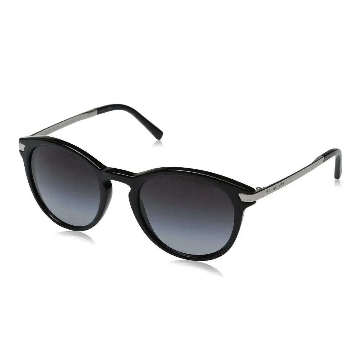 Michael Kors MK2023 316311 Black Adrianna Iii Round Sunglasses - Frame: Black, Lens: Gray