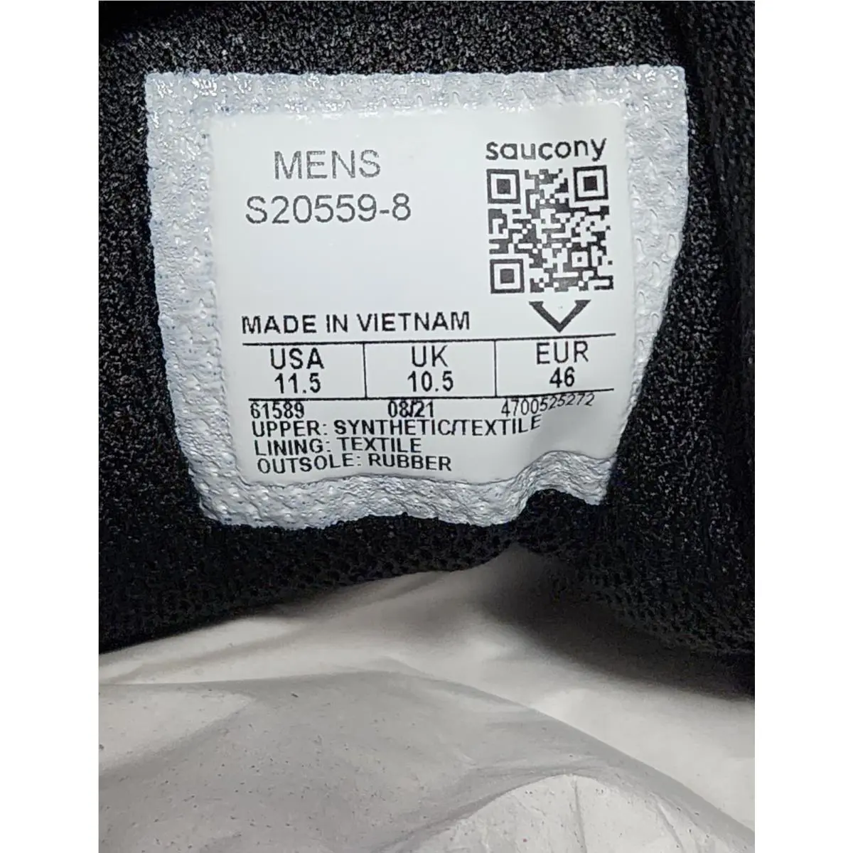 Saucony shoes - Versafoam Cohesion 13 - Versafoam Cohesion - N1461 - Black 8