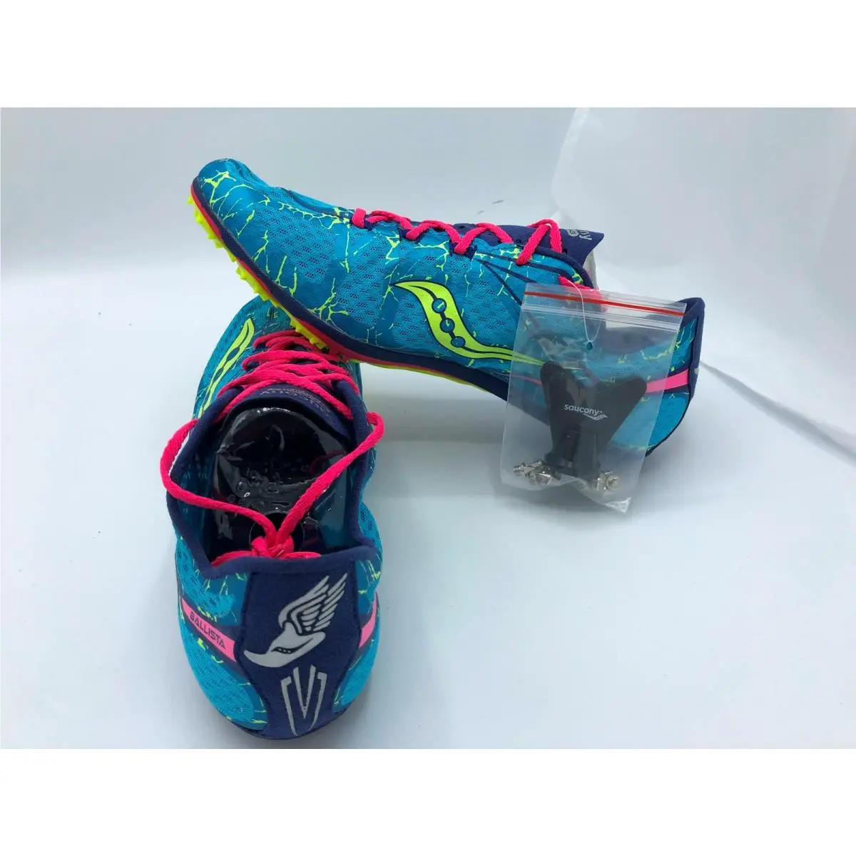 Saucony shoes - Blue/Pink 3
