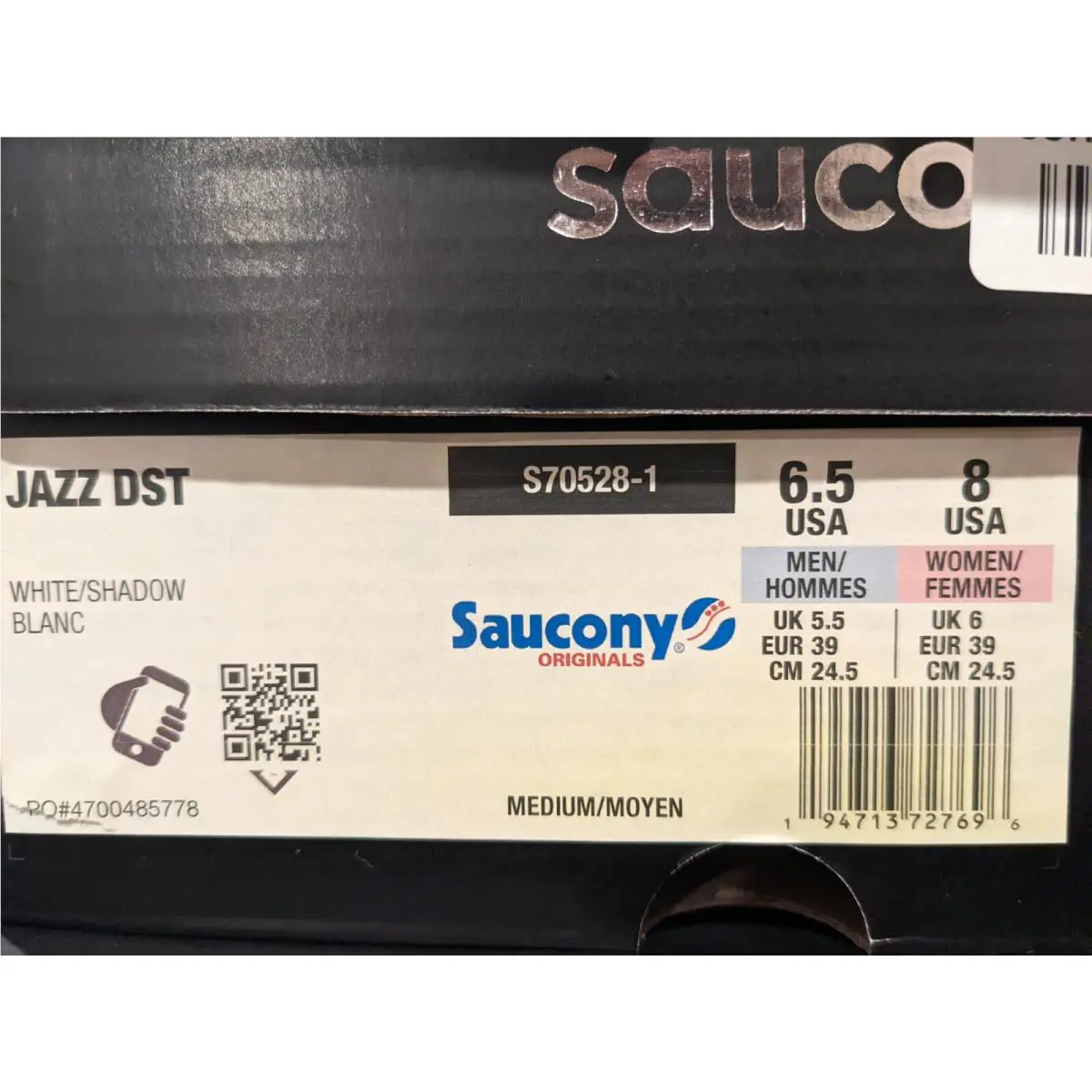 Saucony shoes - Saucony Jazz - Jazz - White/Shadow Blanc 4