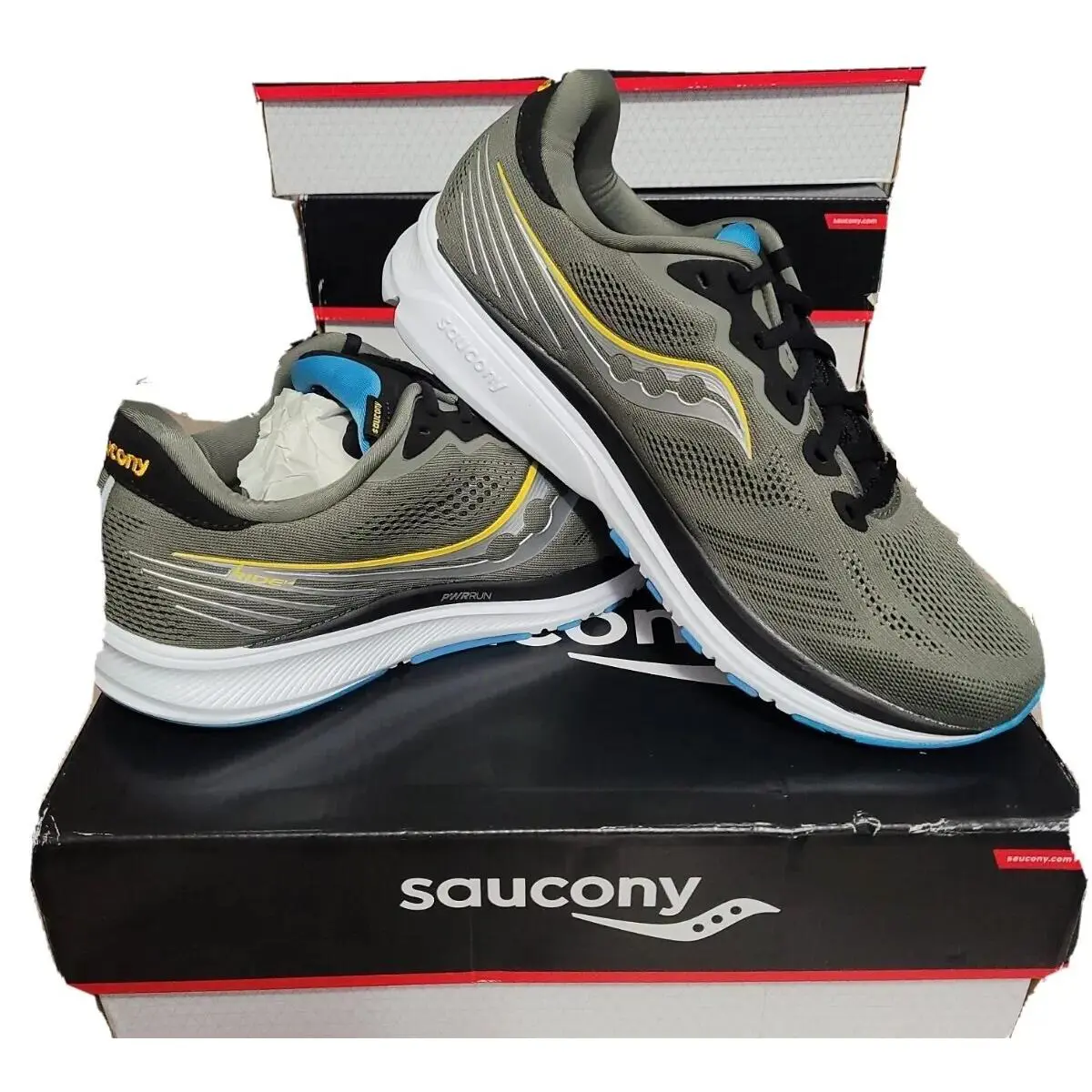 Saucony shoes - Saucony Ride 14 - Ride - Rockface/Topaz, Manufacturer: Rockface/Topaz (UPC: 195017540622) 1