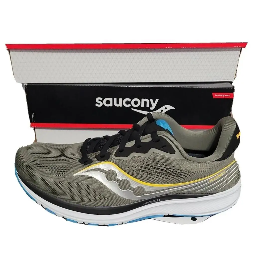 Saucony shoes - Saucony Ride 14 - Ride - Rockface/Topaz, Manufacturer: Rockface/Topaz (UPC: 195017540622) 3