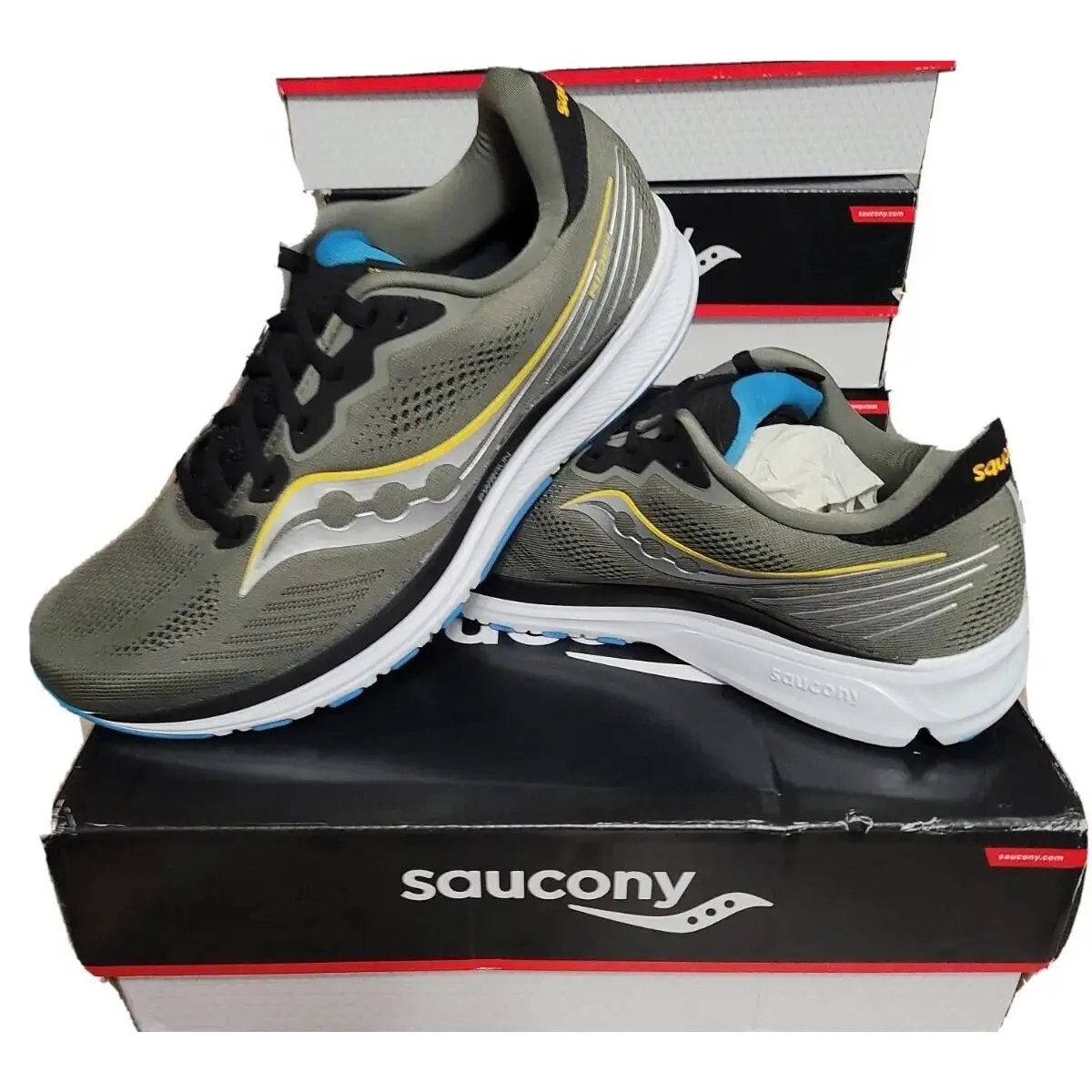 Saucony shoes - Saucony Ride 14 - Ride - Rockface/Topaz, Manufacturer: Rockface/Topaz (UPC: 195017540622) 2