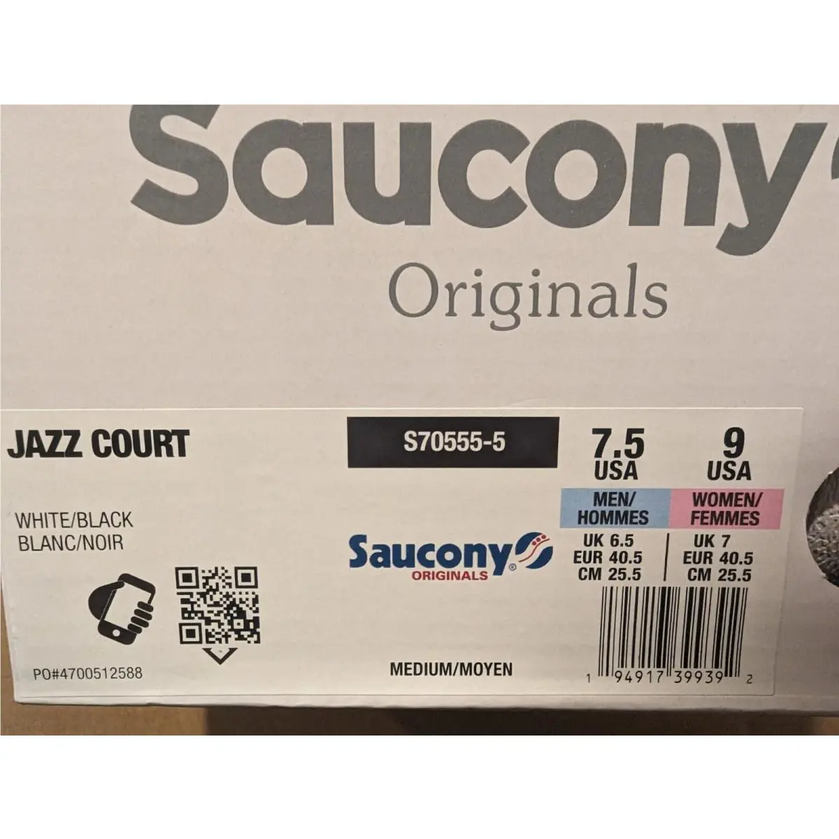 Saucony shoes - White/Black 4