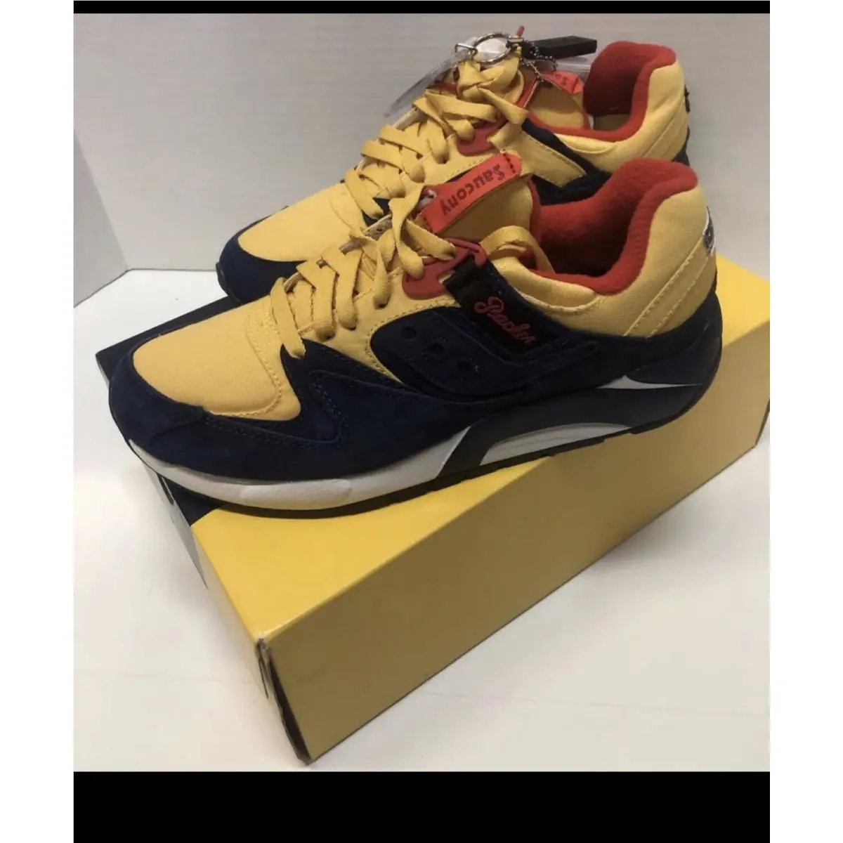 Saucony shoes - Saucony Grid 9000 - Grid - Blue And Yellow 6