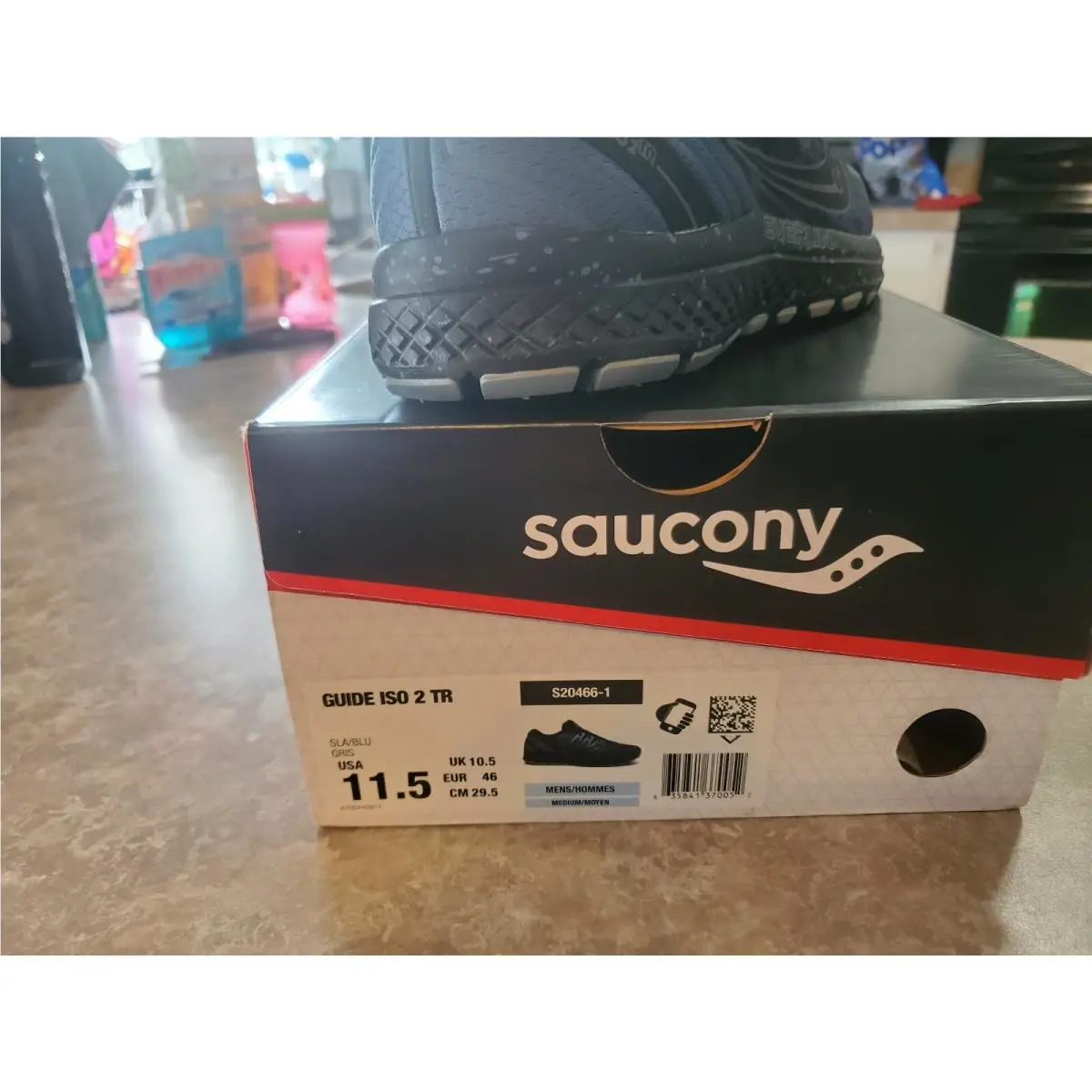 Saucony shoes - ISO 2 Guide TR - ISO Guide - S20466-1 - Blue, Manufacturer: SLA/BLU, GRIS (UPC: 635841370052) 1