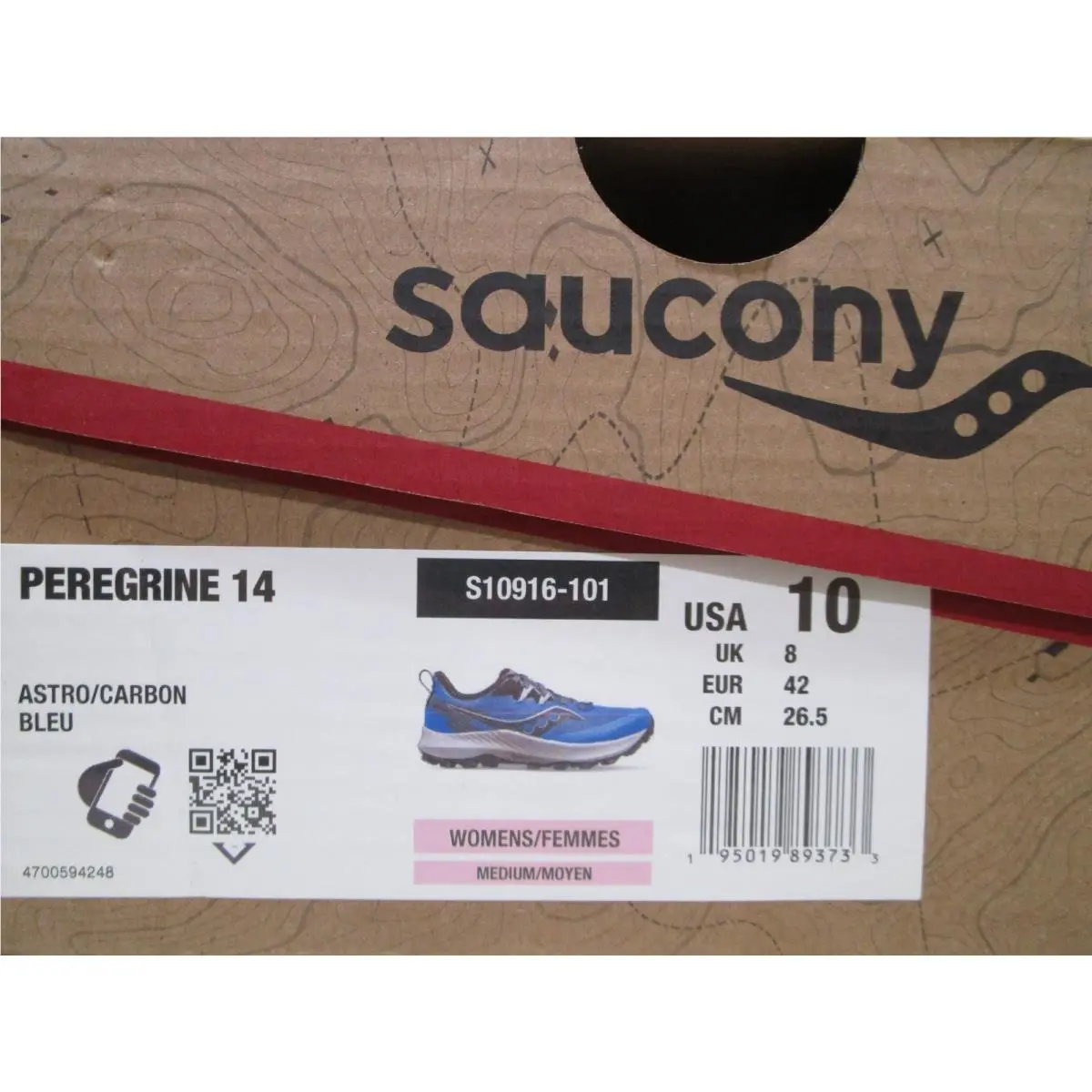Saucony shoes - Saucony Peregrine 14 - Peregrine - S10916-101 - Astro/Carbon 4