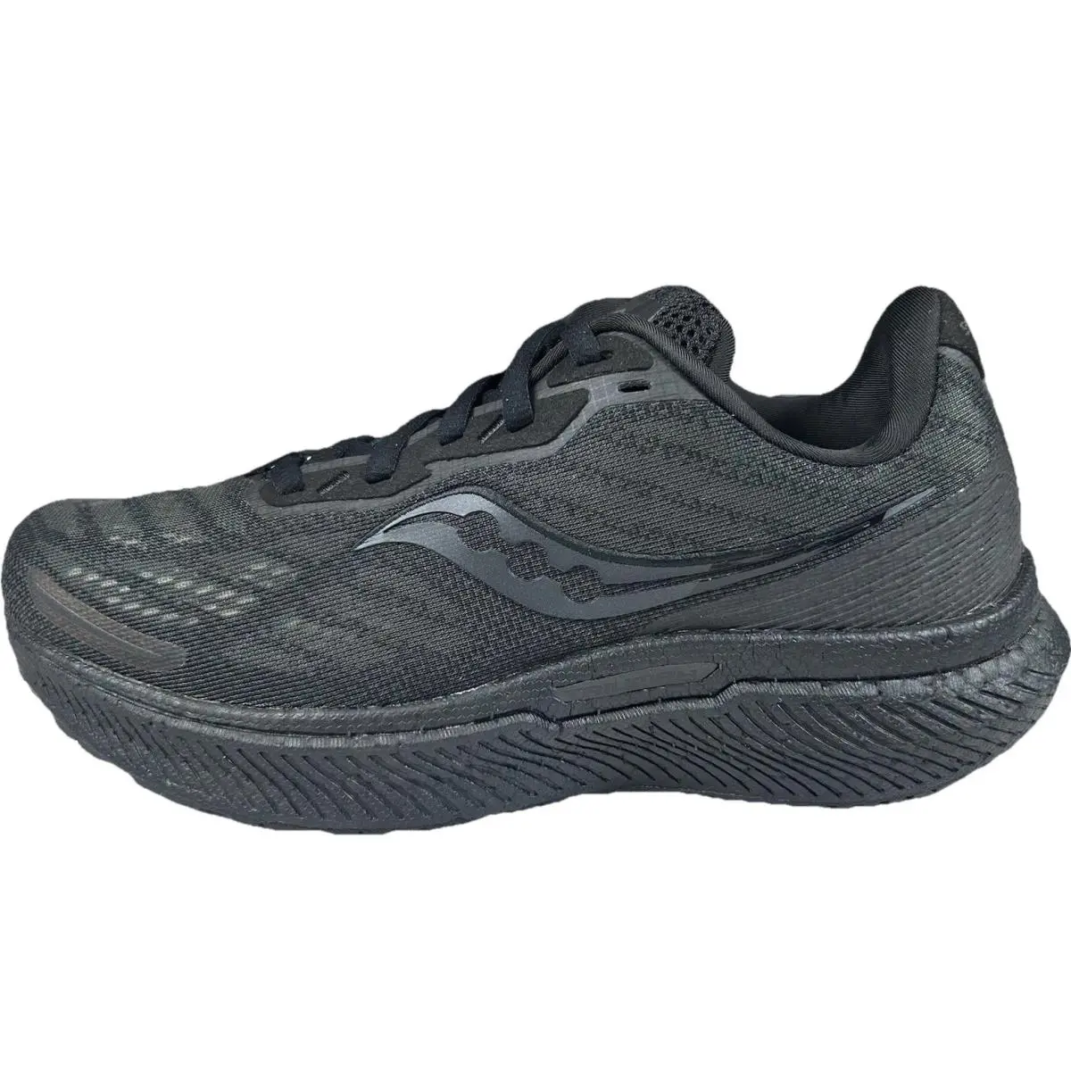 Saucony Triumph 19 Womens Running Shoes Size 9 Triple Black Walking Sneakers