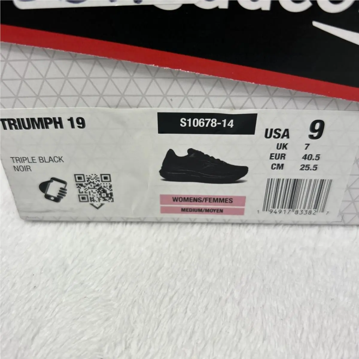 Saucony shoes - Saucony Triumph 19 - Triumph - S10678-14 - Black (UPC: 0194917833827) 14