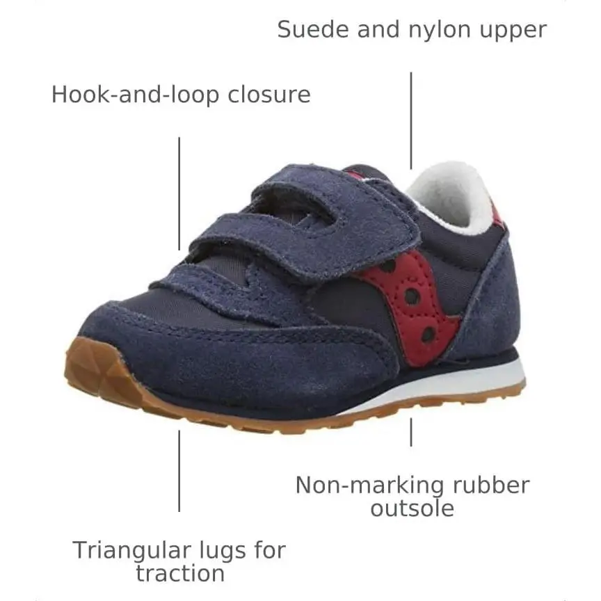 Saucony shoes - SL167998 - ST53512-410-6 Wide US Toddler - Navy/Red (UPC: 801100168788) 1
