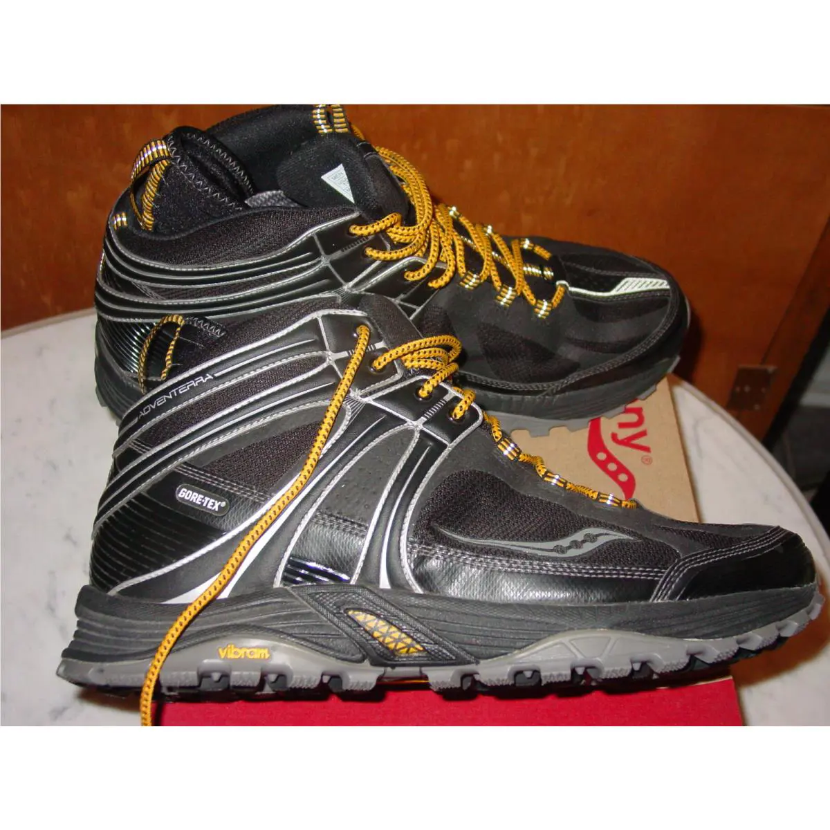 Saucony shoes - Saucony Progrid Adventerra Gore-tex - Progrid Adventerra - 128652 - Black (UPC: 720026181674) 7