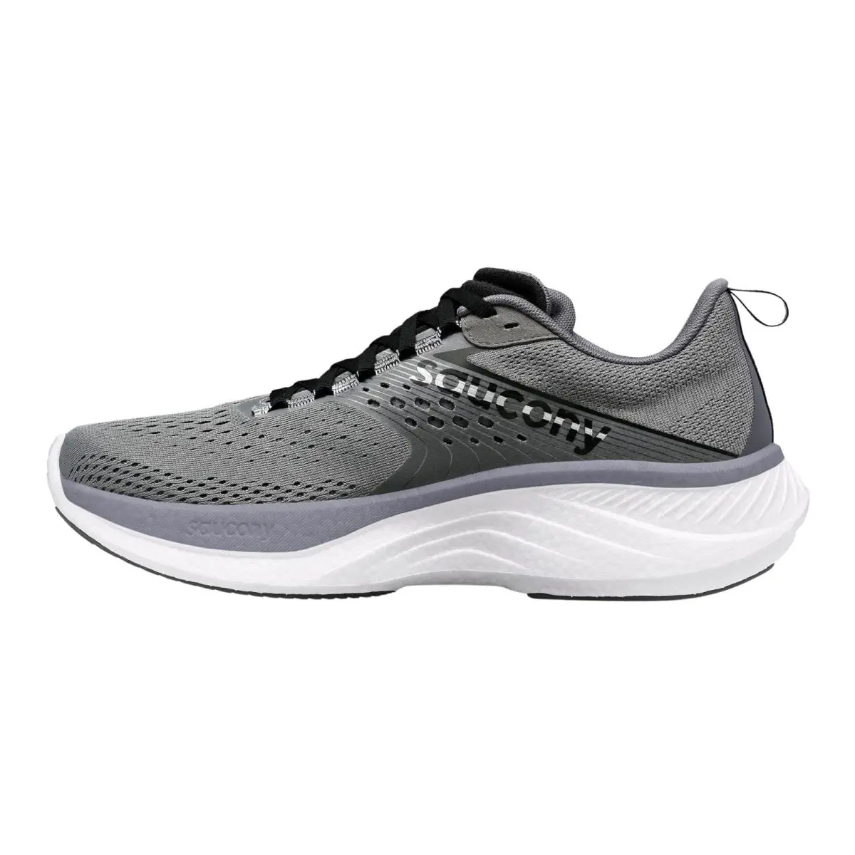 Saucony Men`s Ride 17 Sneaker Cinder/black 12.5