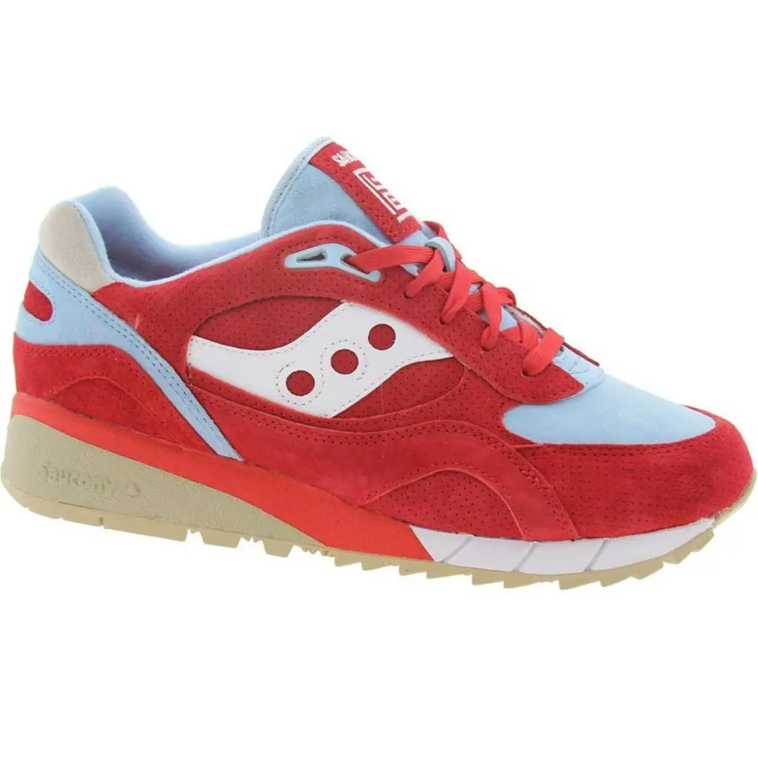 US Size 11.0 Pys x Saucony Shadow 6000 - Blue Apple Red Blue Size 11.0 - Red