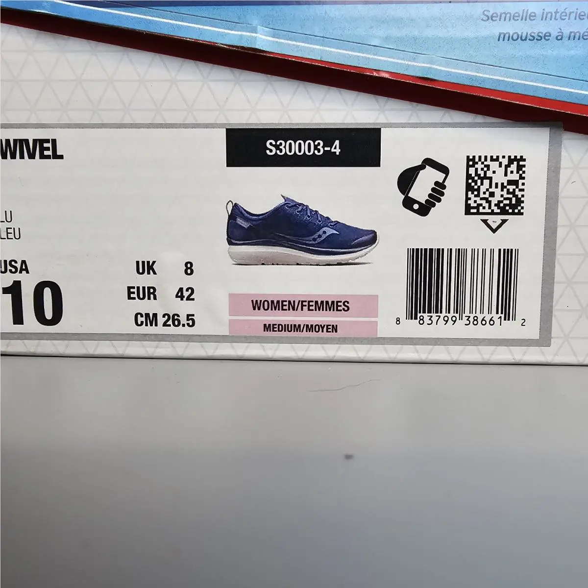 Saucony shoes - Saucony Versafoam Flare - Versafoam Flare - S30003-4 - Blue (UPC: 883799386612) 4