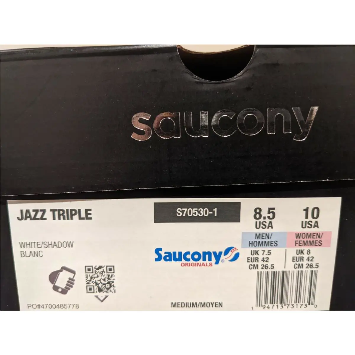 Saucony shoes - Saucony Jazz - Jazz - White/Shadow 4