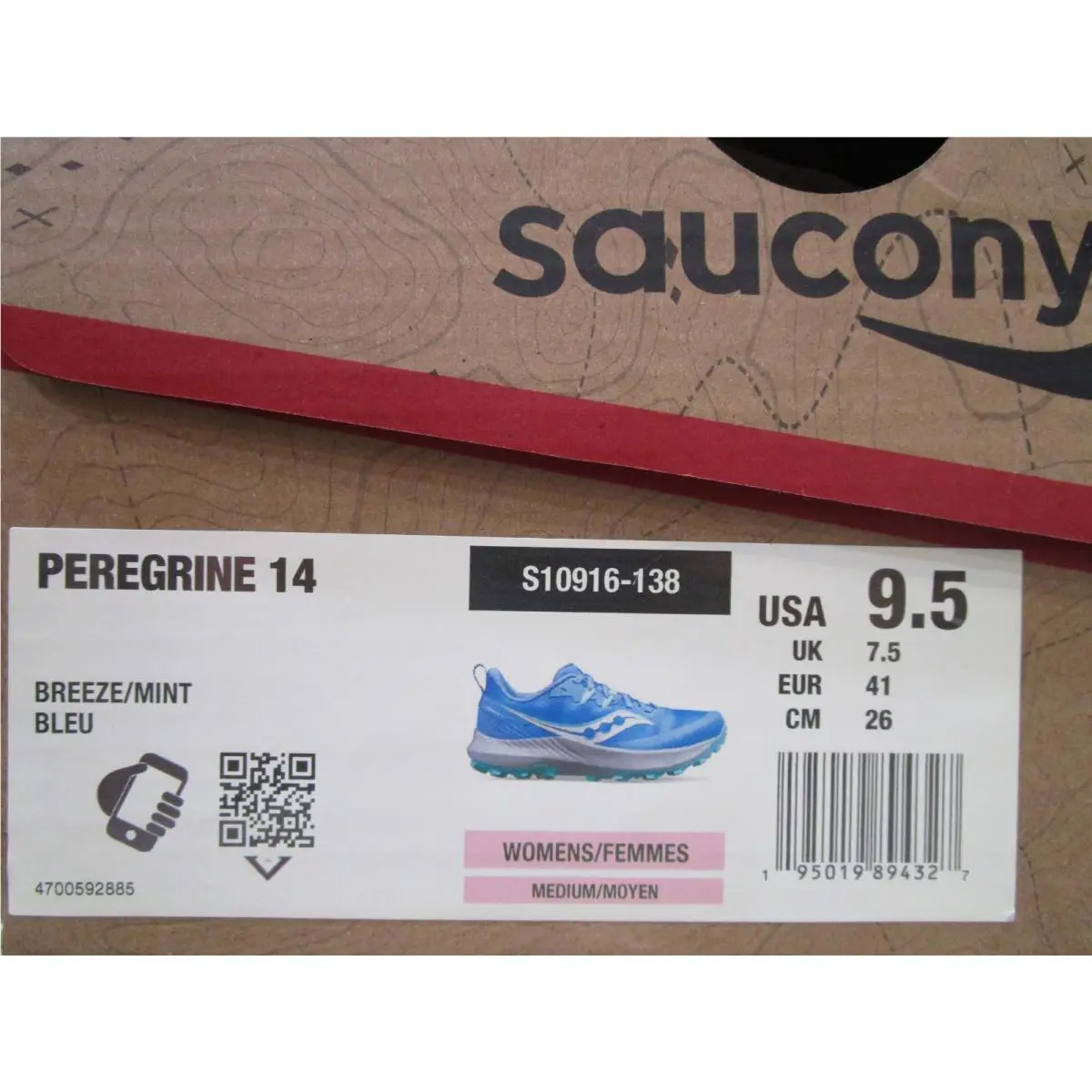 Saucony shoes - Saucony Peregrine 14 - Peregrine - S10916-138 - Breeze/Mint 4