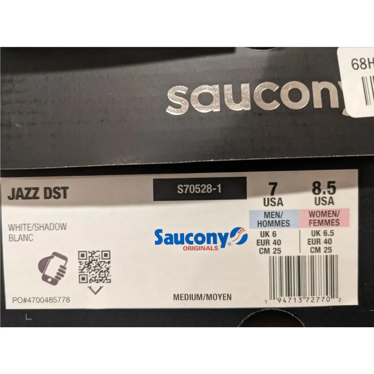 Saucony shoes - Saucony Jazz - Jazz - White/Shadow Blanc 4