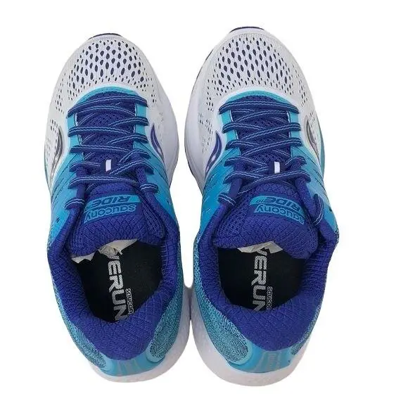 Saucony shoes - Saucony Ride 10 - Ride - Blue/Grey/Purple (UPC: 883799353737) 0