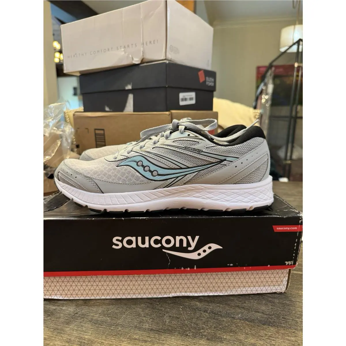 Saucony shoes - Cohesion 13 - Cohesion - S-10559-2 - Light Gray 0