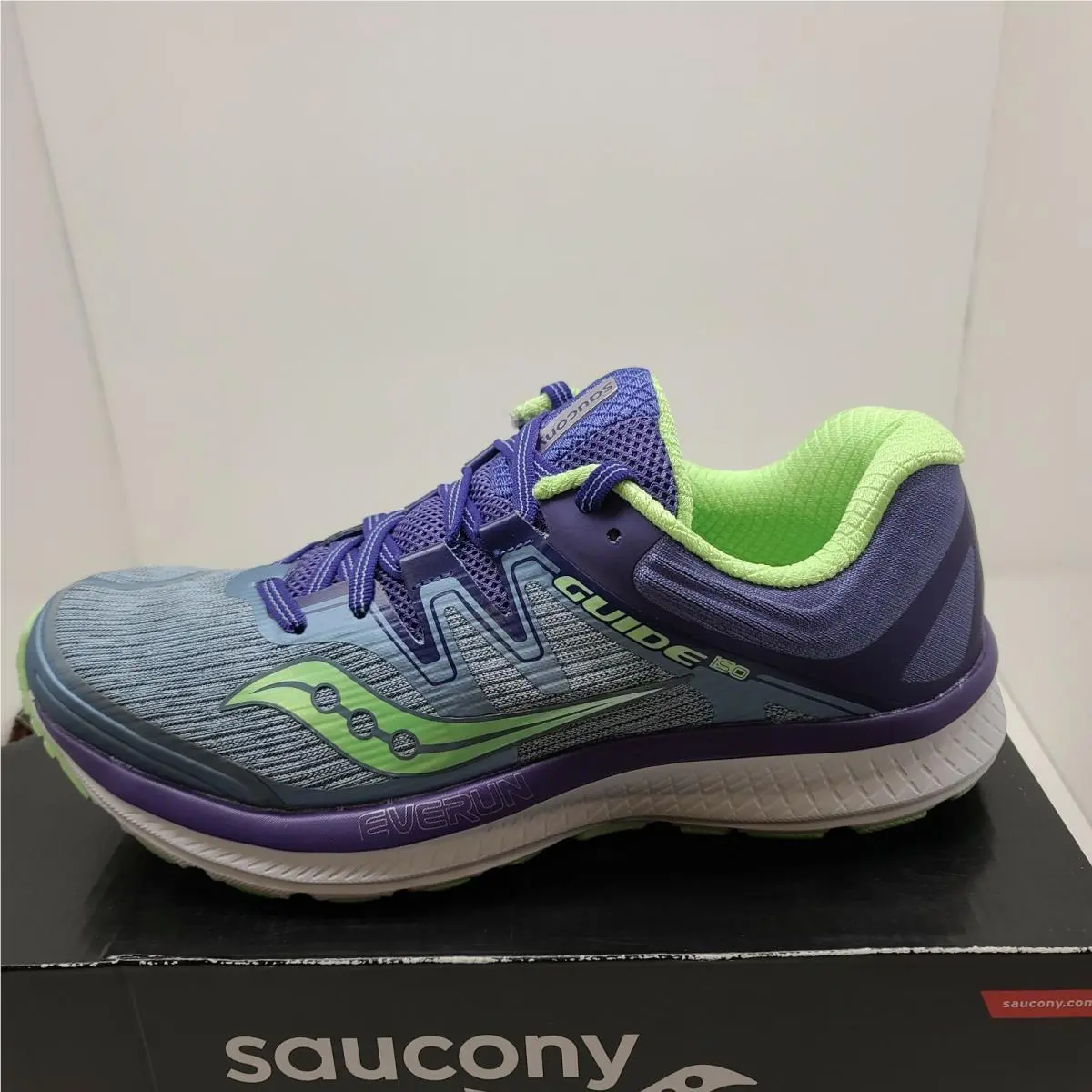 Saucony Guide Iso Womens Shoes Size 6 Color: Purple Mint