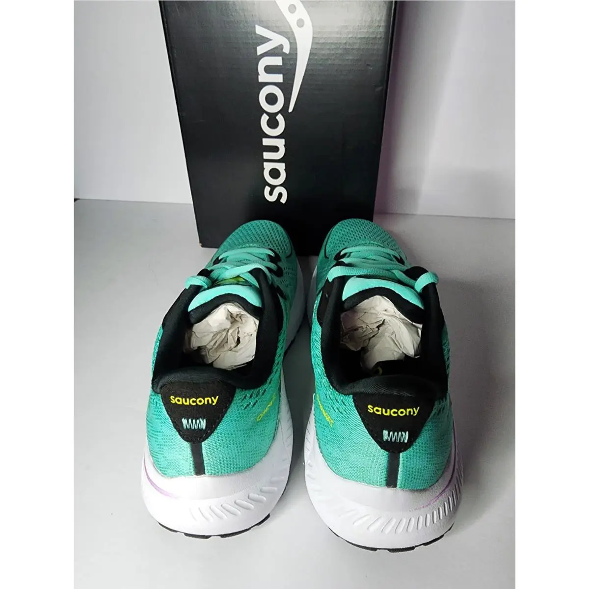 Saucony shoes - Saucony Omni 20 - Omni - Saucony Omni 20 - Cool Mint/Acid (UPC: 195017540431) 2