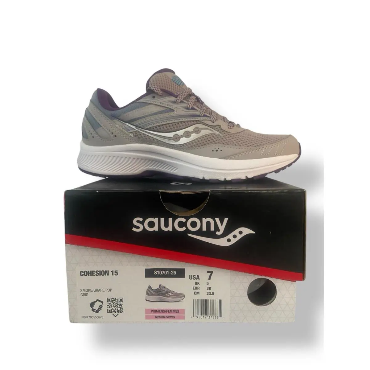 Saucony shoes - Saucony Cohesion 15 - Cohesion - Gray 6