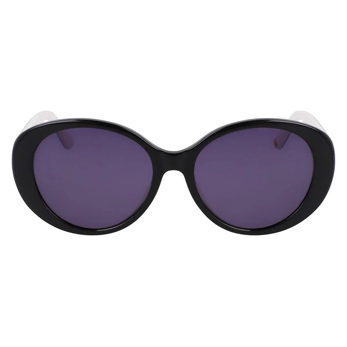 Anne Klein AK7090 Sunglasses Women Black Oval 54mm