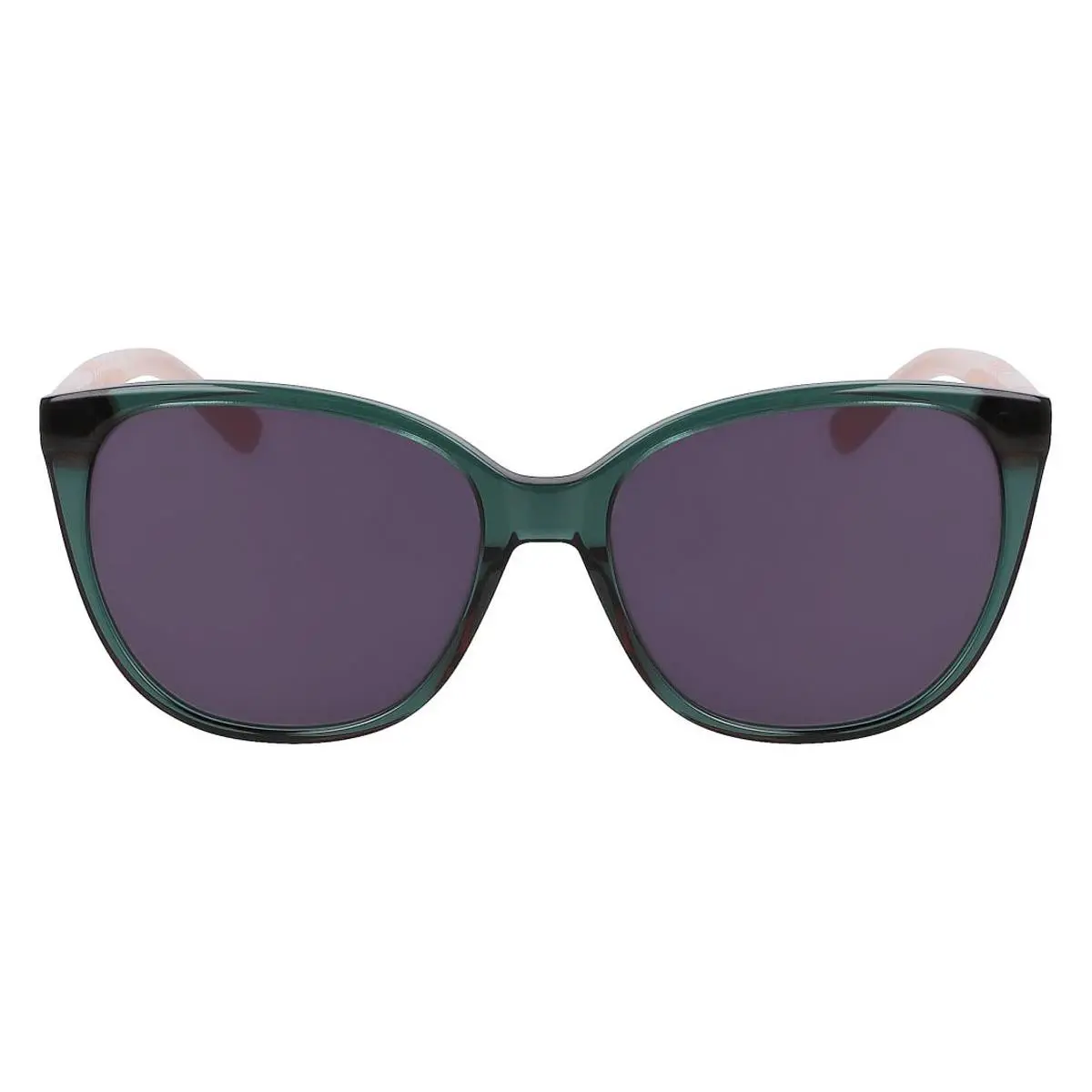 Anne Klein AK7085 Sunglasses Women Olive Crystal Cat Eye 57mm