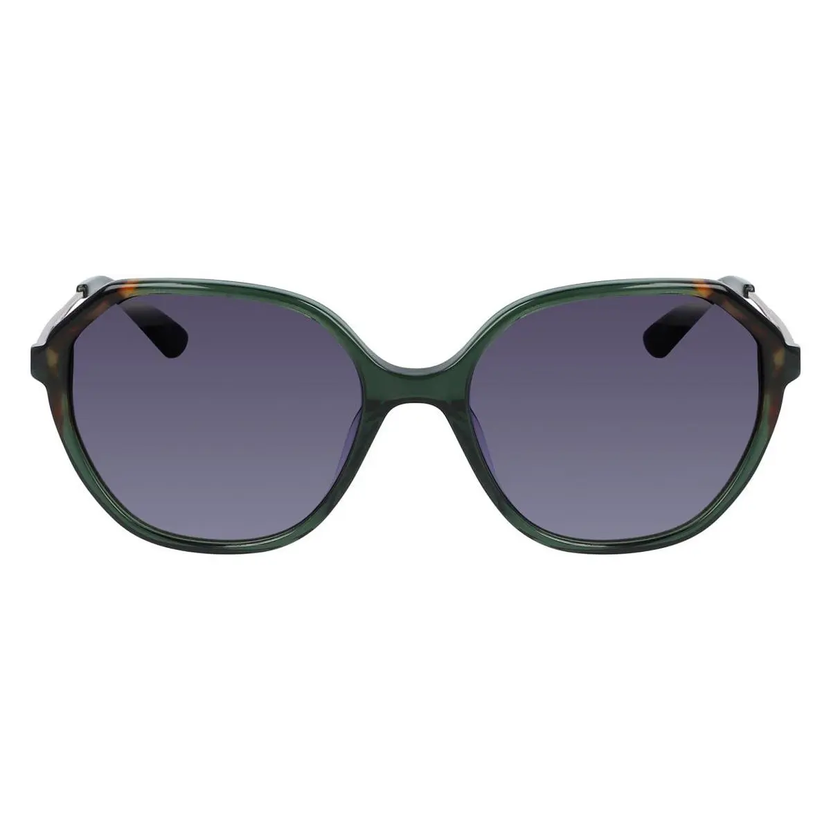 Anne Klein AK7075 Sunglasses Women Olive Irregular 55mm
