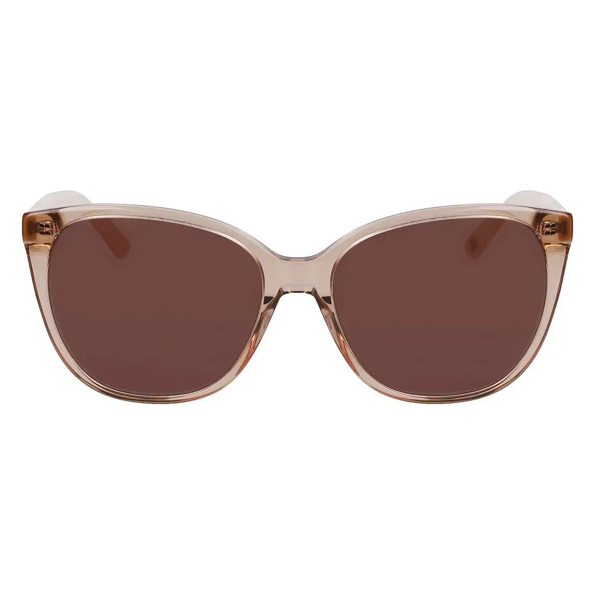 Anne Klein AK7085 Sunglasses Women Taupe Crystal Cat Eye 57mm