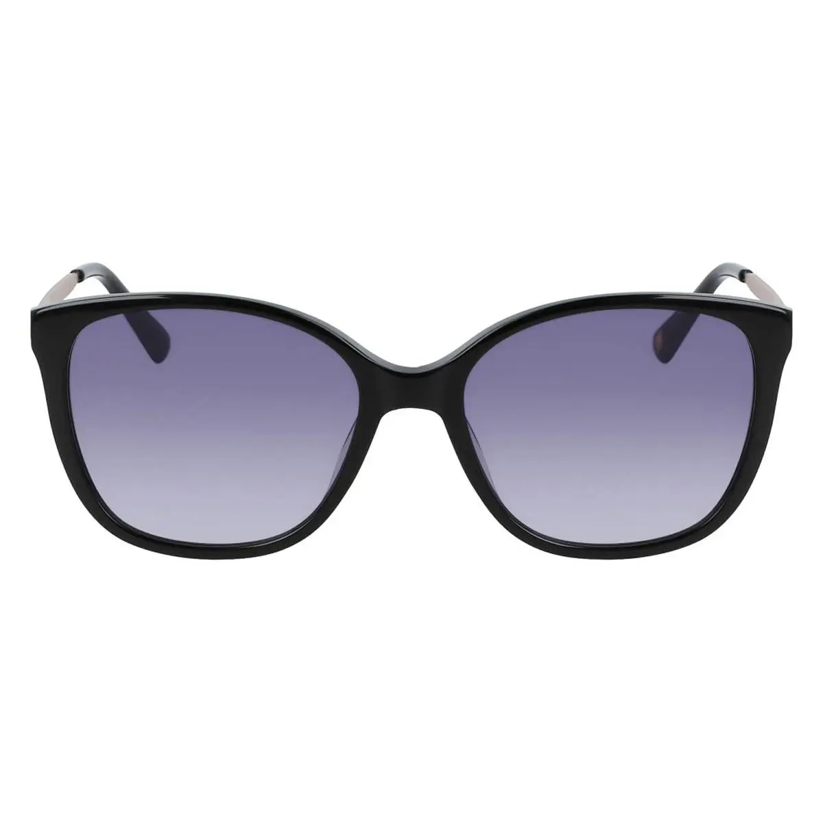 Anne Klein AK7079 Sunglasses Women Black Butterfly 54mm