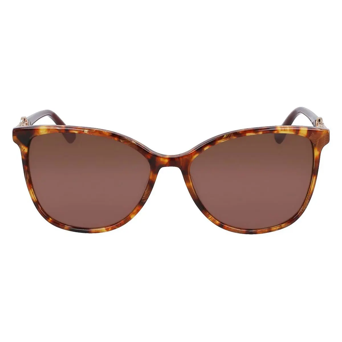 Anne Klein AK7087 Sunglasses Women Tortoise Cat Eye 56mm