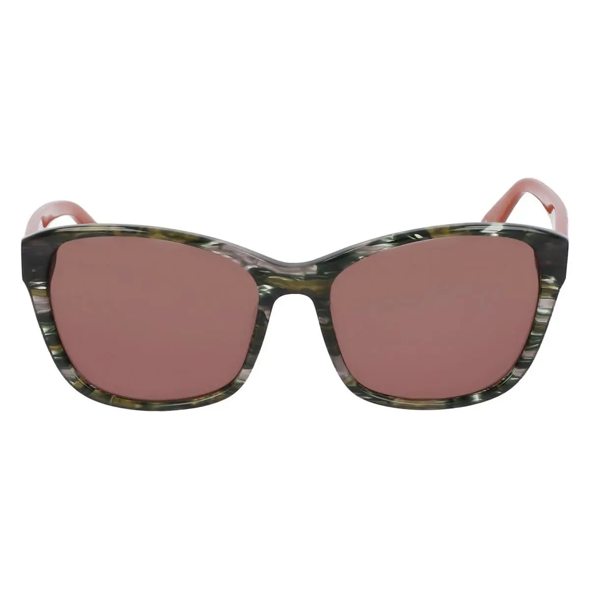 Anne Klein AK7102 Sunglasses Female Sage Animal 55mm